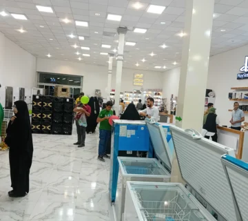 تنوع برندها در فروشگاه‌های بزرگ لوازم خانگی