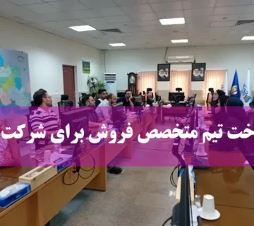 ساخت تیم متخصص فروش برای شرکت ها